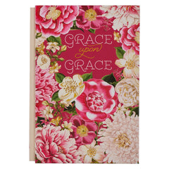 DIARIO ENCUADERNADO CON FLORES Y ROSAS 