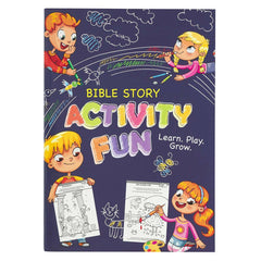 LIBRO CON HISTORIAS BIBLICAS: APRENDE, JUEGA Y CRECE