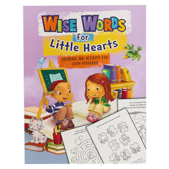 LIBRO DE ACTIVIDADES PARA COLOREAR PALABRAS SABIAS PARA CORAZONES PEQUEÑOS