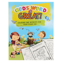 LIBRO DE ACTIVIDADES PARA COLOREAR LA PALABRA DE DIOS ES GRANDE