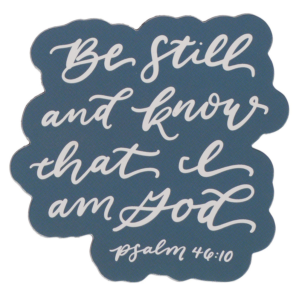 Imán Decorativo Be Still Ps. 46:10