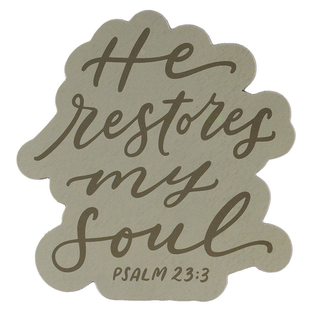Imán verde, He restores my soul