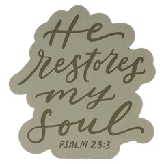 Imán verde, He restores my soul