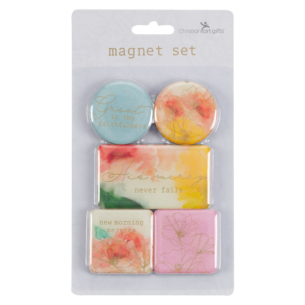 Set de Imanes Pastel Meadow Acuarela