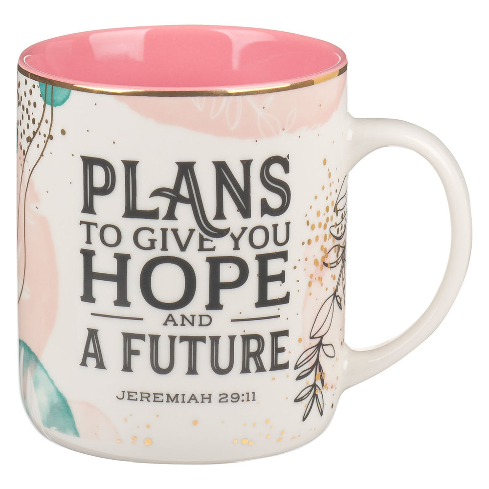 MUG DE CERÁMICA "PLANS TO GIVE YOU HOPE"