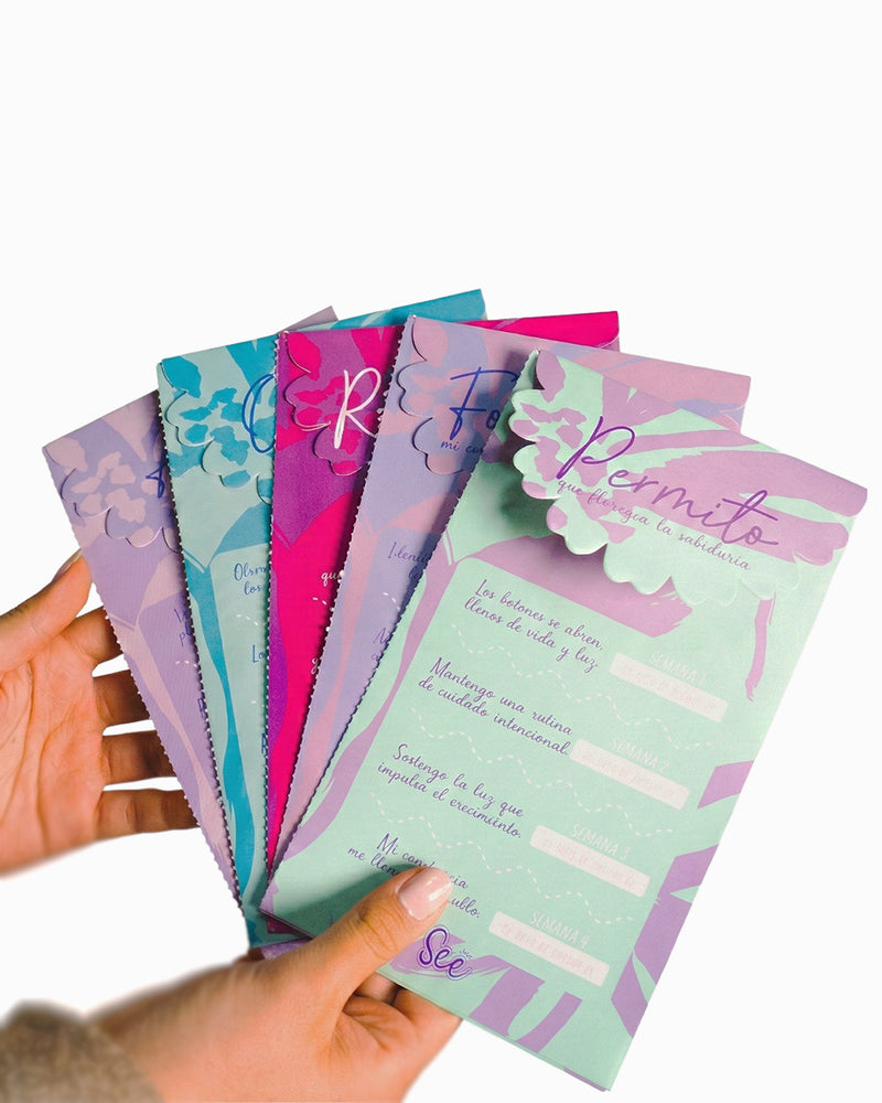 Agenda de ahorro con sobres multipropósitos, color Morado