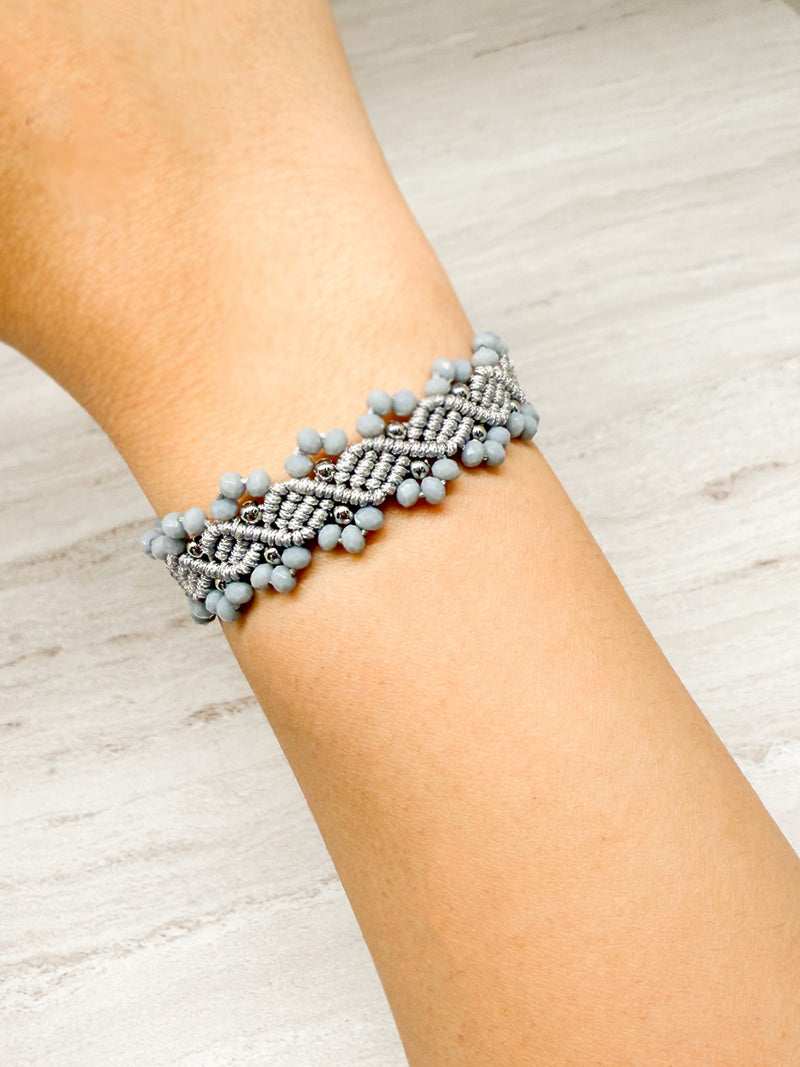 Pulsera Macramé "Rombos"