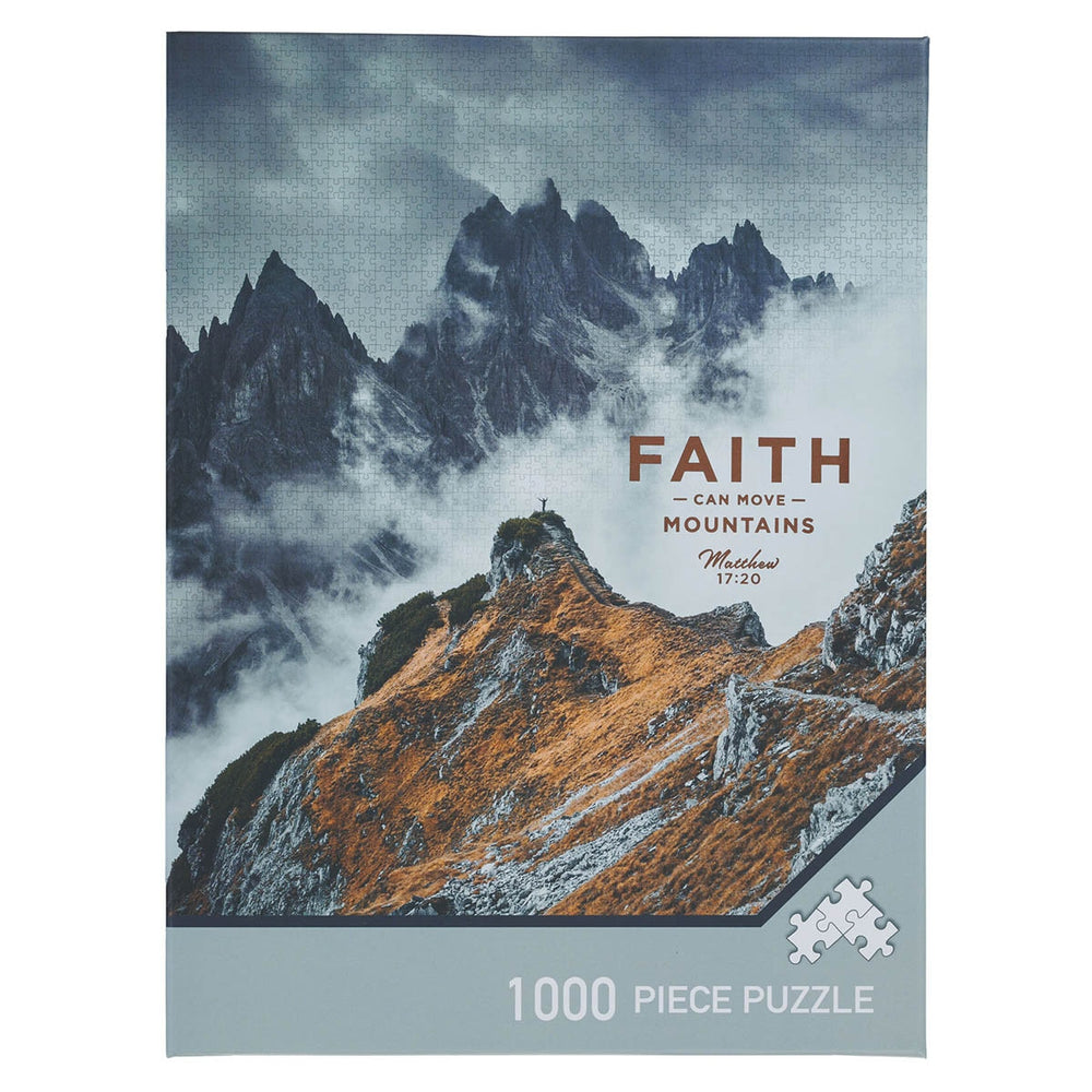 Rompecabezas de 1000 piezas, Faith can move - Matthew 17:20