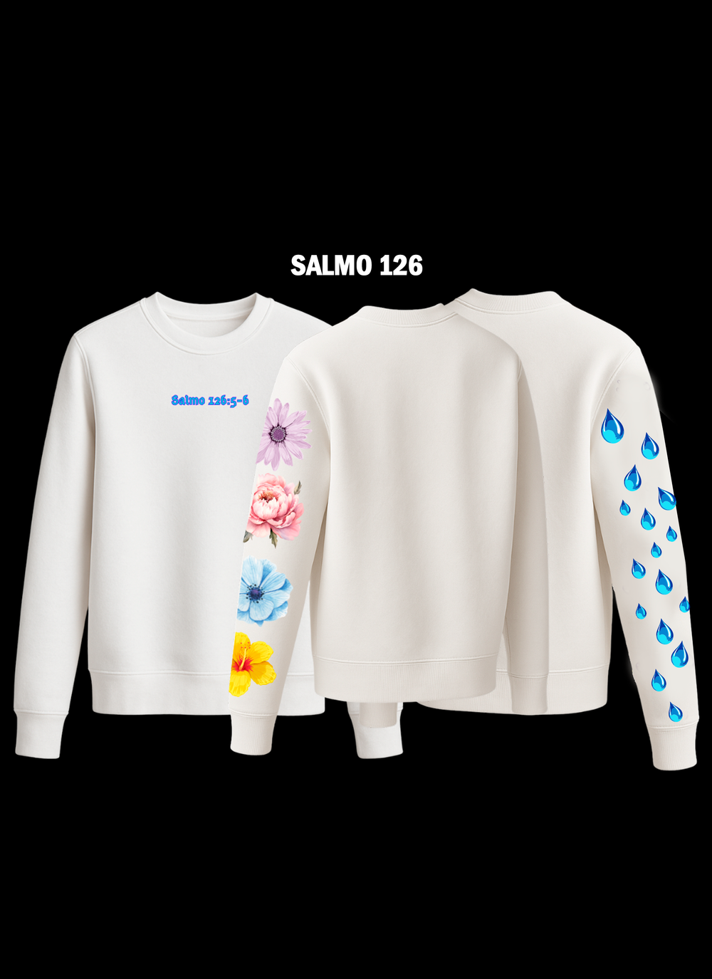 Buzo Salmo 126, color blanco