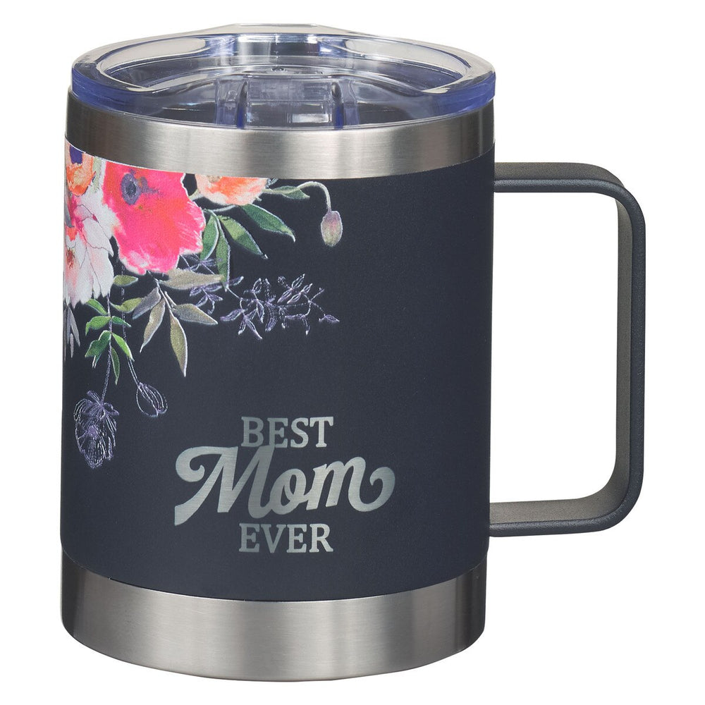 MUG CON TAPA NEGRO " BEST MOM EVER"