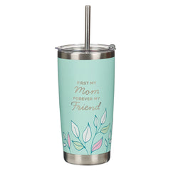 TERMO PARA AGUA CON PITILLO VERDE MENTA 