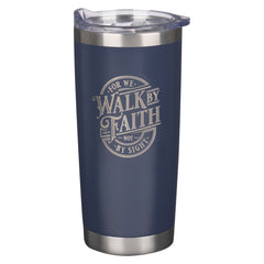 TERMO PARA AGUA  CON TAPA AZUL NAVY 