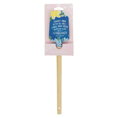Espátula de Silicona Floral “Encomienda tu Trabajo al Señor” – Proverbios 16:3