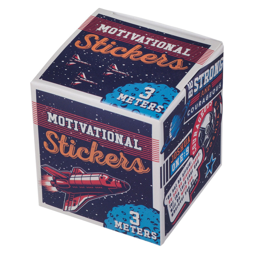 Rollo de stickers Strong & Corageous