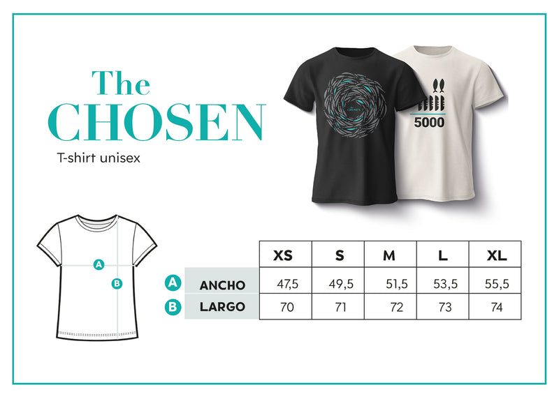 Camiseta The Chosen - Contracorriente Blanca