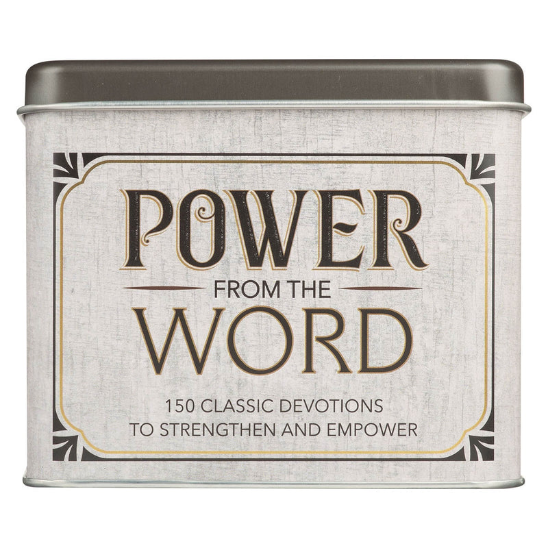 Caja de Tarjetas Devocionales" Power from the word"