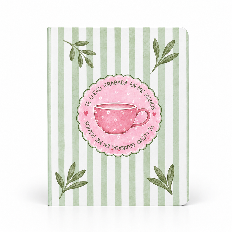 Cuaderno Mediano – Diseños Florales y Cerezas