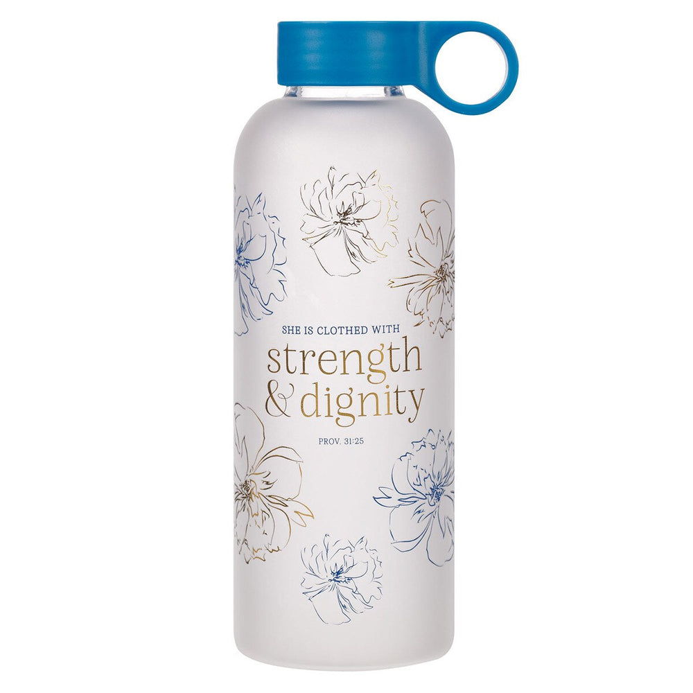 Botella de agua de vidrio, Strength and Dignity