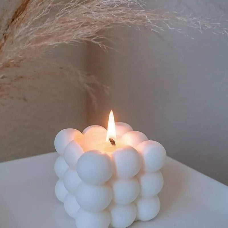 Vela Burbuja, color blanco - Sinfonia de luz