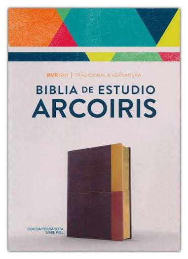 Biblia de estudio arco iris cocoa - RVR 1960