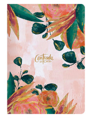 Biblia centrada en Cristo floral imitación piel - RVR 1960