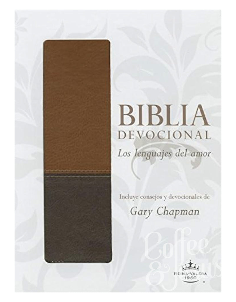 Biblia devocional los lenguajes del amor, duotono café - RVR 1960