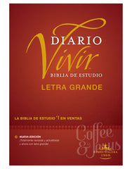 Biblia de estudio del diario vivir, letra grande tapa dura con índice - RVR 1960