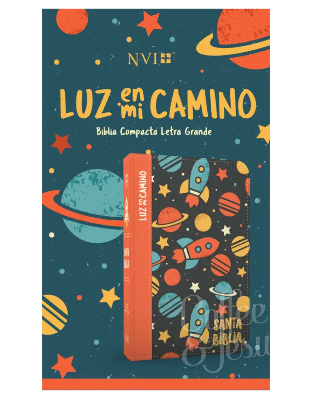 Biblia luz en mi camino, símil piel - NVI