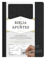 Biblia de apuntes negro - RVR 1960