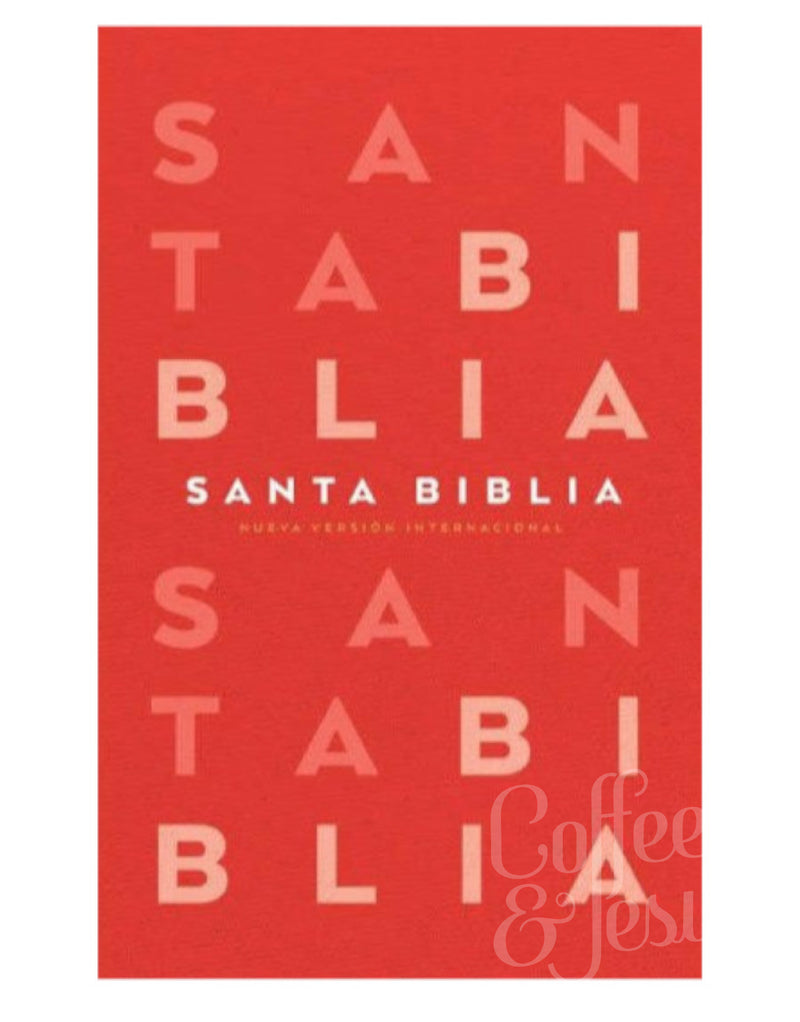 Biblia excelencia ultra fina, tapa rústica roja - NVI