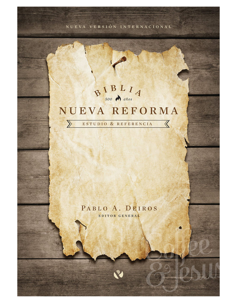 Biblia de estudio nueva reforma, tapa dura - NVI
