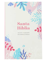 Biblia ultrafina, rústica flores - NVI