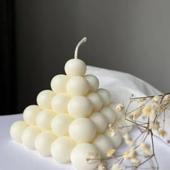 Vela Piramide, color blanco - Sinfonia de luz