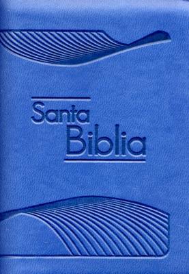 Biblia mini bolsillo, azul - RVR 1960