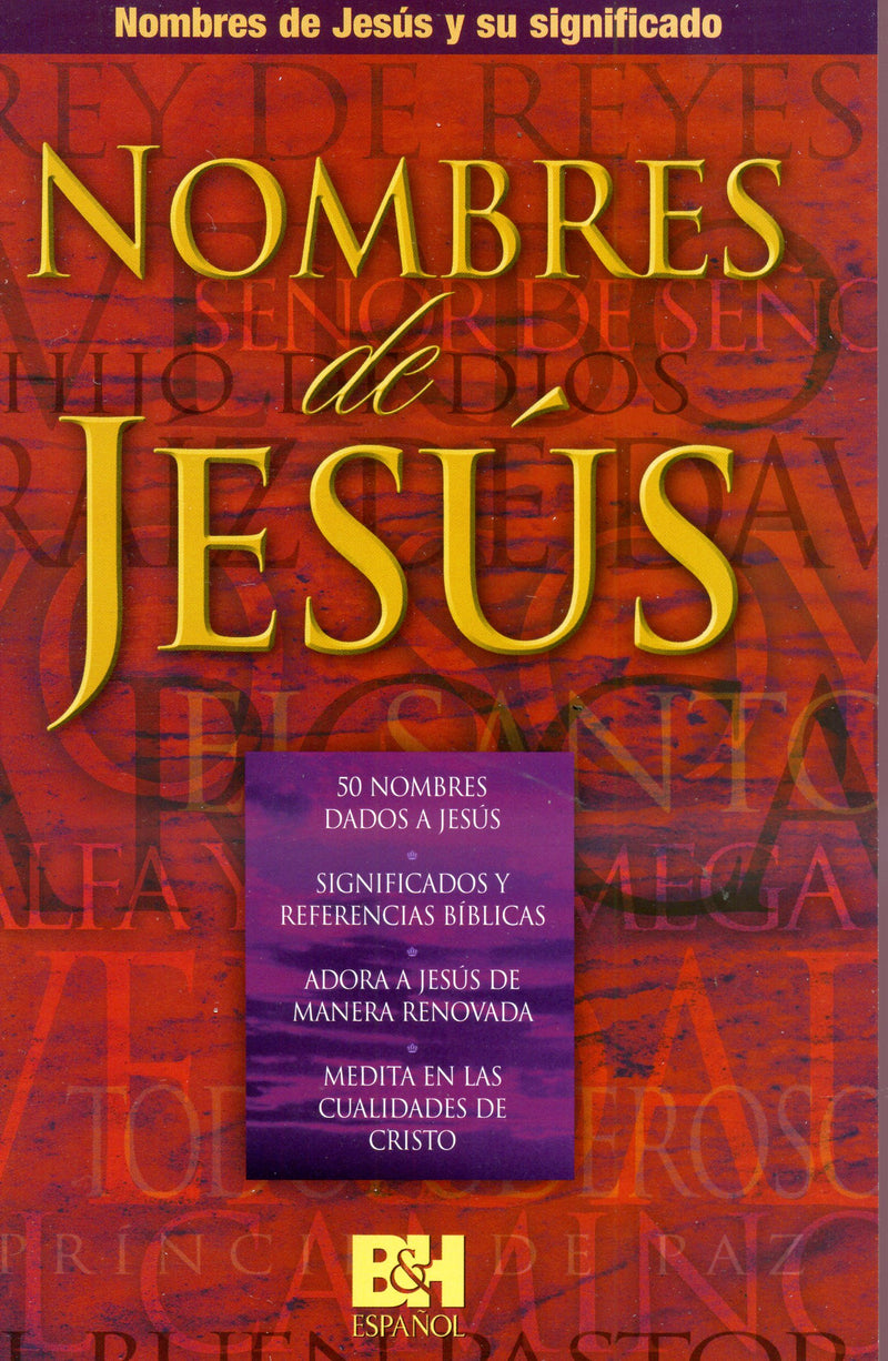 Folleto Nombres de Jesús y su significado