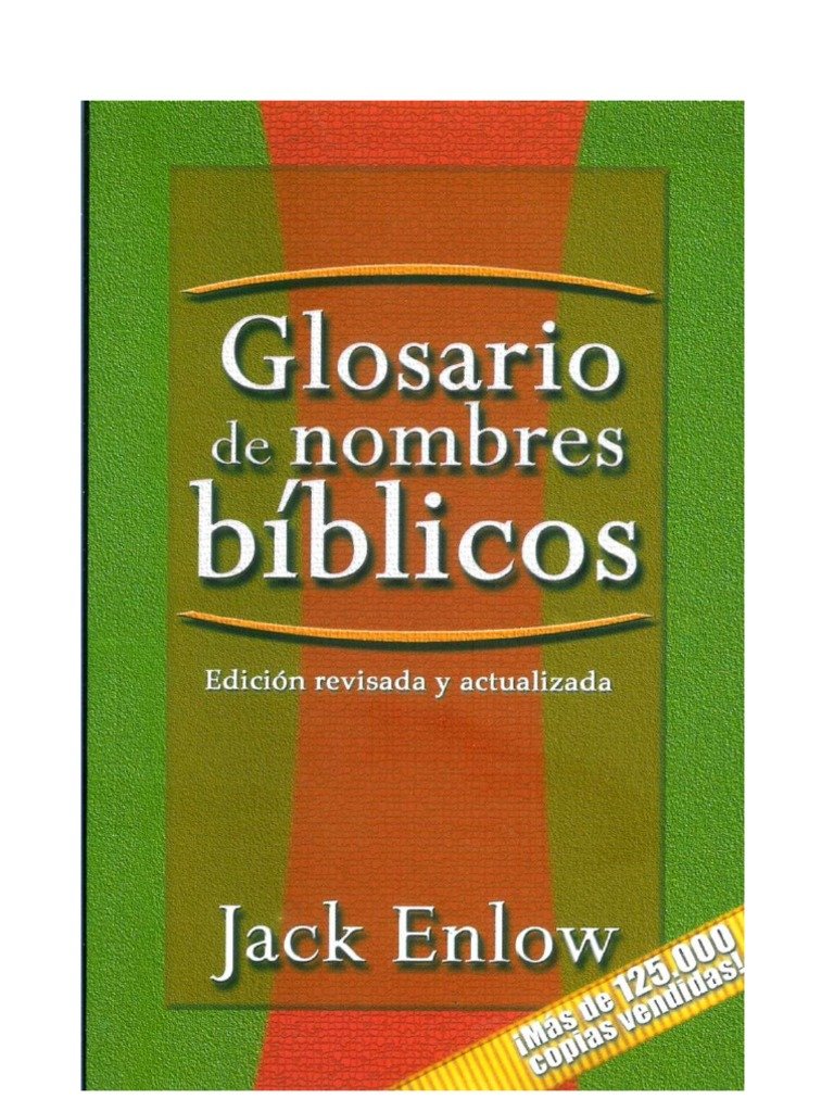 Glosario de nombres bíblicos - Jack Enlow