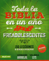 Toda la Biblia en un año para preadolecentes - Howard Andruejol