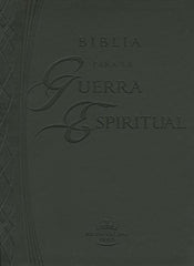 Biblia para la Guerra Espiritual imitación piel negro con índice- RVR 1961