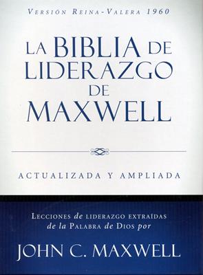 Biblia de liderazgo de Maxwell, piel café - RVR 1960