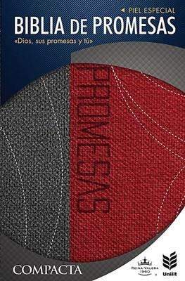 Biblia de promesas compacta Gris/Roja Índice - Reina valera 1960 - Coffee & Jesus