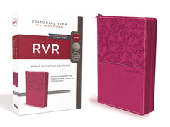 Biblia revisada ultrafina con cierre rosa - RVR