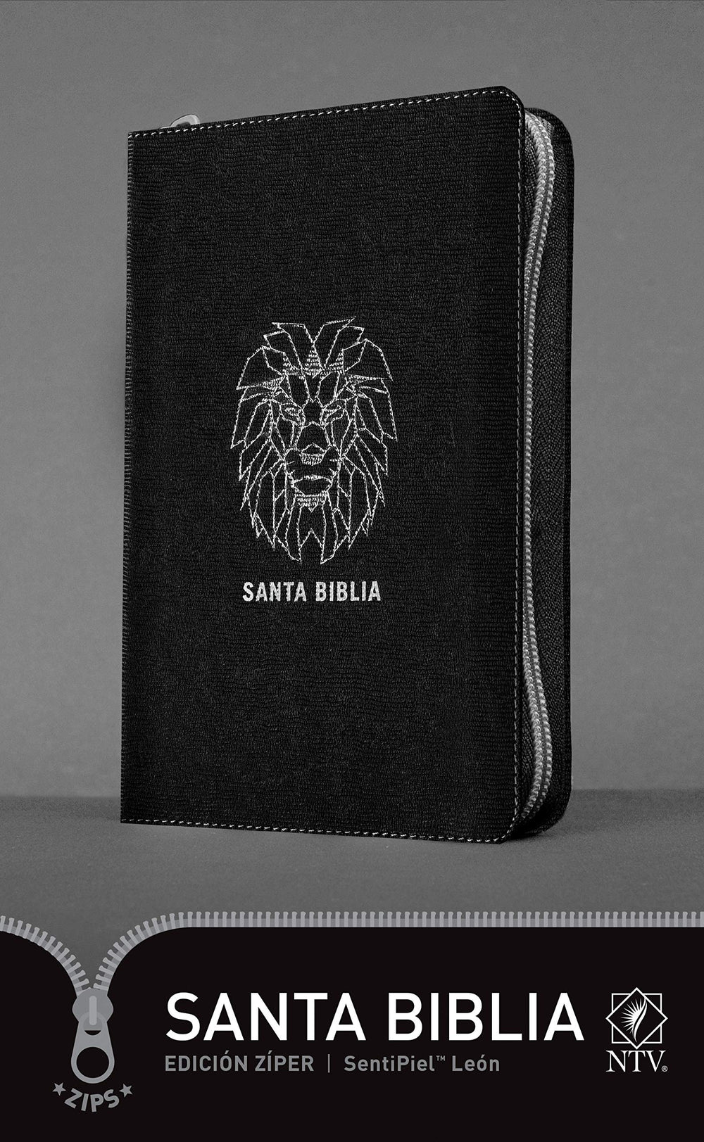 Biblia edicion ziper, sentipiel negro - NTV