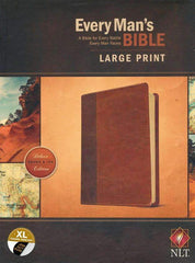 Biblia Every Man's - Letra Grande NLT (Edición para Hombres)