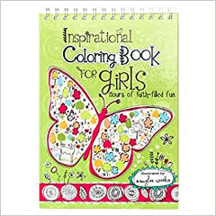 Libro para colorear Inspirational Coloring Book For Girls