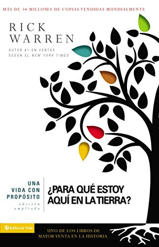 Libro Una Vida con Propósito, tapa rustica