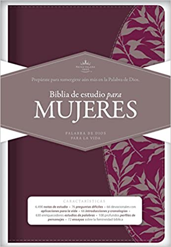Biblia de estudio para la mujer vinotinto/ fucsia - RVR 1960