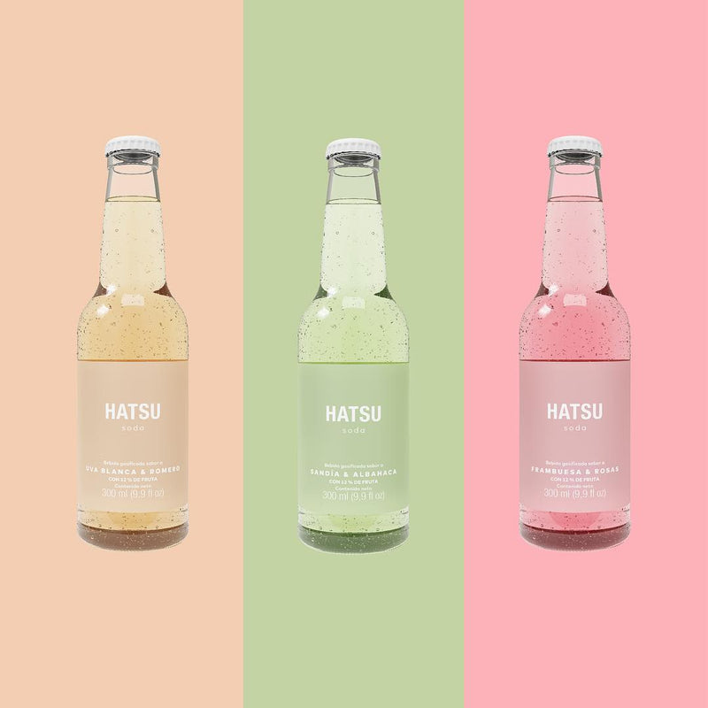 Sodas Hatsu diferentes sabores