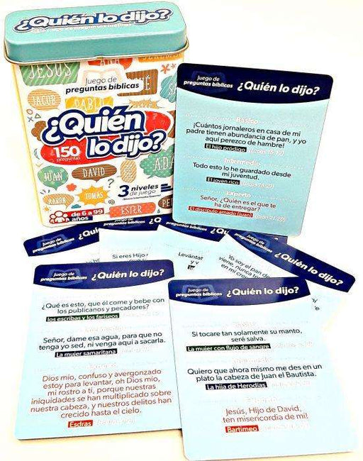 Juego de cartas biblicas: Quien quién lo dijo? - Coffee & Jesus