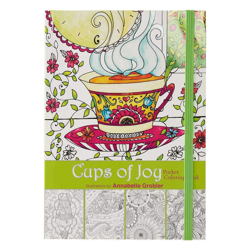 Libro De Colorear - Pocket Cups Of Joy M - Coffee & Jesus