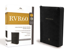 Santa Biblia tamaño manual con cierre letra grande - RVR 1960